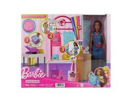 Barbie Módní design studio s panenkou HKT78