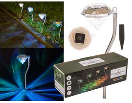 Zahradní osvětlení "Diamond" se solárním článkem a LED diodou