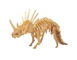 Woodcraft Dřevěné 3D puzzle Styracosaurus