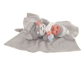 Antonio Juan 80114 SWEET REBORN PIPO - realistická panenka miminko s měkkým látkovým tělem - 40 cm
