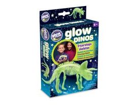 GlowStars Glow Dinos 3D kostra Triceratops