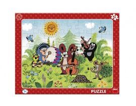 Puzzle deskové Krtek a kapela 29x37cm 40 dílků ve fólii