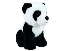 Plyšová panda sedící 18 cm ECO-FRIENDLY