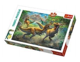 Puzzle Dinosauři/Tyranosaurus 41x27,5cm 160 dílků v krabici 29x19x4cm