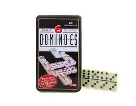 Domino v plechové krabičce