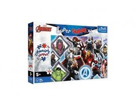 Puzzle 104 XL Super Shape Vaši oblíbení Avengers/The Avengers 60x40cm v krabici 40x27x6cm