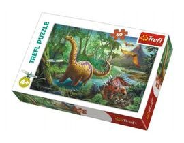 Puzzle Dinosauři 33x22cm 60 dílků v krabici 21x14x4cm