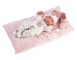 Llorens 73880 NEW BORN HOLČIČKA - realistická panenka miminko s celovinylovým tělem - 40 cm