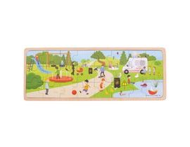 Bigjigs Toys puzzle - V parku