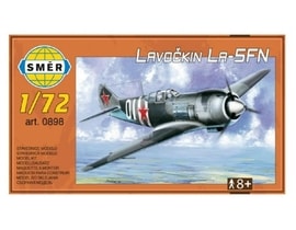 Model Lavočkin La-5FN 1:72 13,6x12cm v krabici 25x14,5cm