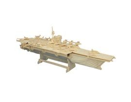 Woodcraft Dřevěné 3D puzzle letadlová loď