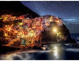 Diamantové malování s rámem - Cinque Terre