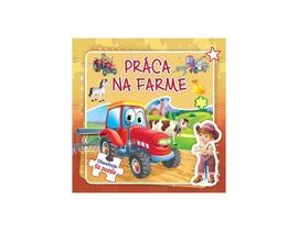 Puzzle kniha Práca na farme 17x17cm 6x9 dielikov SK verze