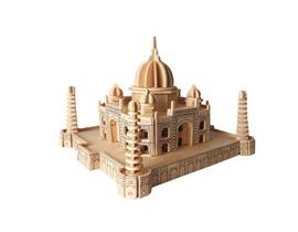 Woodcraft Dřevěné 3D puzzle Taj Mahal