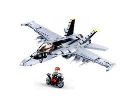 Sluban Model Bricks M38-B0928 Stíhačka F/A-18 Super Bumblebee