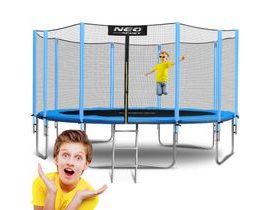 Zahradní trampolína 15ft/465cm s vnější sítí a žebříkem