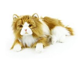 Plyšová kočka perská dvojbarevná 25 cm ECO-FRIENDLY