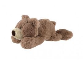 Medvěd ležící plyš 28cm světle hnědý 0+