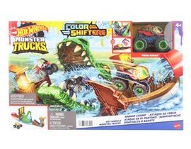 Hot Wheels Monster Trucks color shifters zuřivý krokodýl HGV14