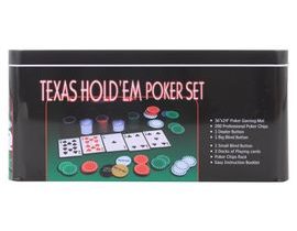 Set poker v plechovém boxu