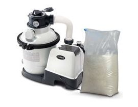 Pískové filtrační čerpadlo 4500 l/h INTEX 26644 + 25 kg písku