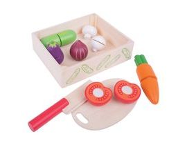 Bigjigs Toys Krájecí zeleniny v krabičce