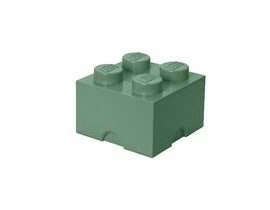 LEGO úložný box 4 - army zelená