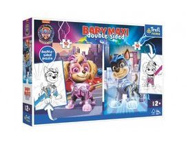 Puzzle MAXI oboustranné 2x10 dílků Hrdinští psi Tlapková patrola/Paw patrol v krab. 40x27x6cm 24m+