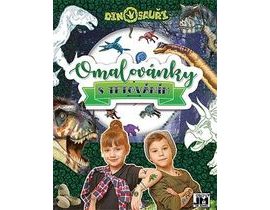 Omalovánka s tetováním Dinosauři