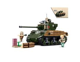 Sluban Army WW2 M38-B1110 Bitevní tank M4A3 Sherman