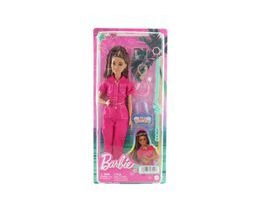 Barbie Deluxe Módní panenka v kalhotovém kostýmu HPL76