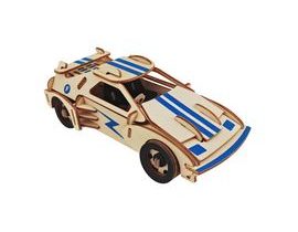 Woodcraft Dřevěné 3D puzzle Závodní auto F 20