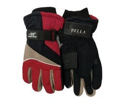 Dětské zimní rukavice Bella Accessori 9009-3 červená