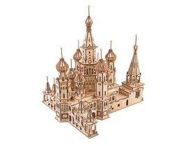 Woodcraft Dřevěné 3D puzzle Chrám Vasila Blaženého