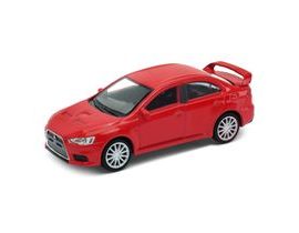 Welly Mitsubishi Lancer EVO 1:34 červené