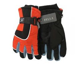 Dětské zimní rukavice Bella Accessori 9010-2 oranžová