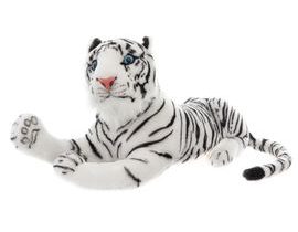 Plyš tygr bílý 55 cm