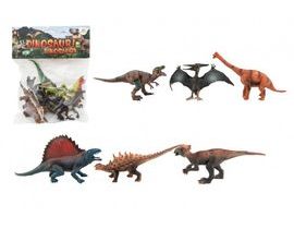 Dinosaurus plast 14-19cm 6ks v sáčku