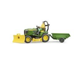 Bruder Zahradní traktor John Deere X949 se zahradníkem