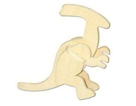 Woodcraft Dřevěné 3D puzzle mini skládačka Parasaurolophus