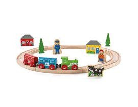 Bigjigs Rail Moje první vláčkodráha 20 dílů