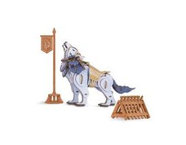 RoboTime 3D Dřevěné puzzle Vlk bojovník - Warrior Wolf