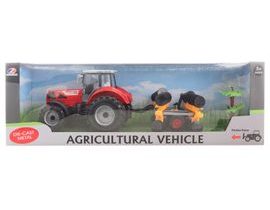 Traktor s diskovým kypřičem půdy