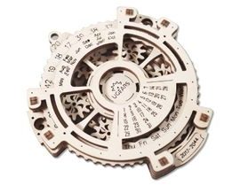 Ugears 3D dřevěné mechanické puzzle Kalendář