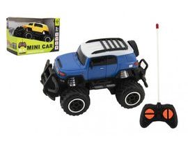 Auto RC mini SUV plast 14cm 27MHz na dálk. ovl. na bat. se světl. 2 barvy v krab. 16x12x10