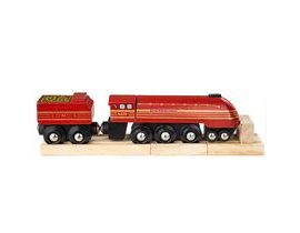 Bigjigs Rail replika lokomotivy Duchess of Hamilton+3 koleje