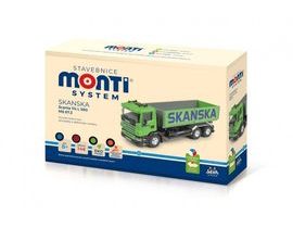 Stavebnice Monti System MS 67,2 Skanska Scania 114 L 1:48 v krabici 31,5x16x6,5cm