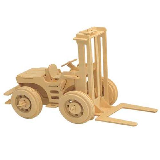 Woodcraft Dřevěné 3D puzzle vysokozdvižný vozík