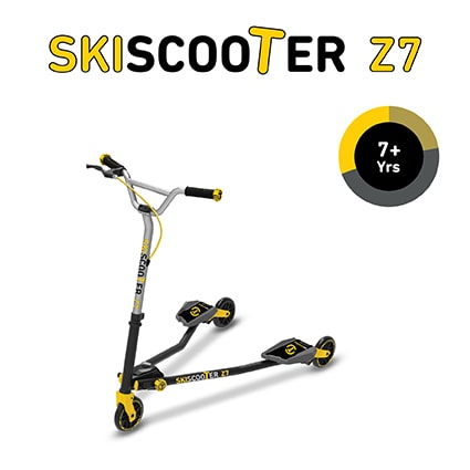 Smart Trike koloběžka 222 Ski Scooter Z7 žlutá