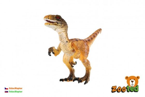 Velociraptor zooted plast 16cm v sáčku